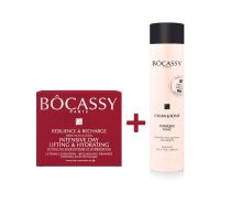 BOCASSY Resiliance & Recharge dnevna hidrantna krema + Clean & Tone biljni tonik